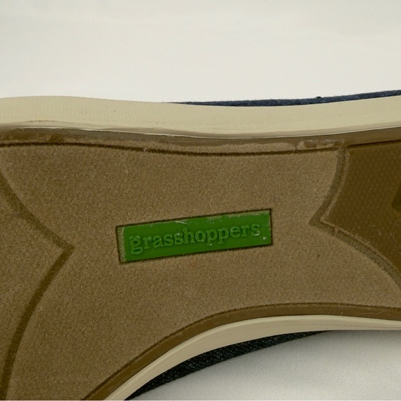 Grasshoppers Denim Slip-On Loafer Shoes Womens 9.5W Memory Deluxe NWT - Picture 9 of 11